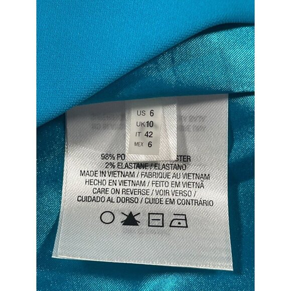 T Tahari Women's Lined Ellen Sheath Dress with Exposed Zipper – Size 6 - Picture 4 of 7